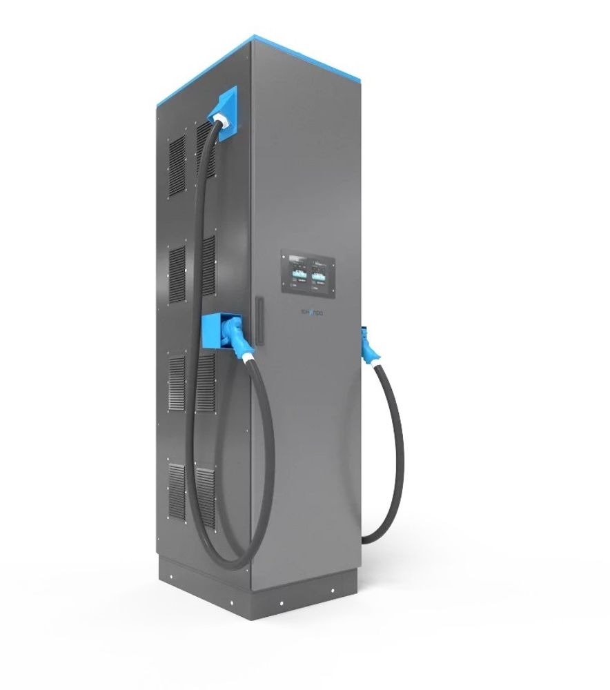 Зарядная станция Юнипро DUO 150 кВт (2 из CCS, GB/T, СHAdeMO) +D ОСРР
