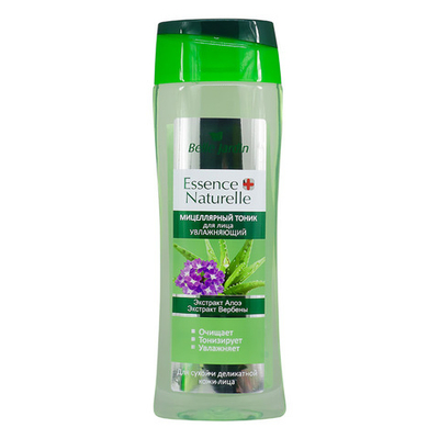 B.J. Essence Naturelle Мицеллярный Тоник для лица увлажняющий ЭКСТРАКТ АЛОЭ+ВЕРБЕНА 250 мл*30