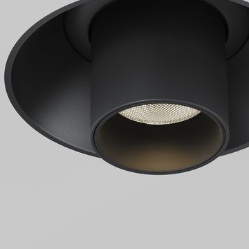 Встраиваемый светодиодный точечный светильник 7W 3000К C140TRS-L300-7W3K-B чёрный Focus T Maytoni