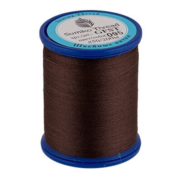 Нитки вышивальные SumikoThread 200 м, (219 ярд), 095 т.коричневый