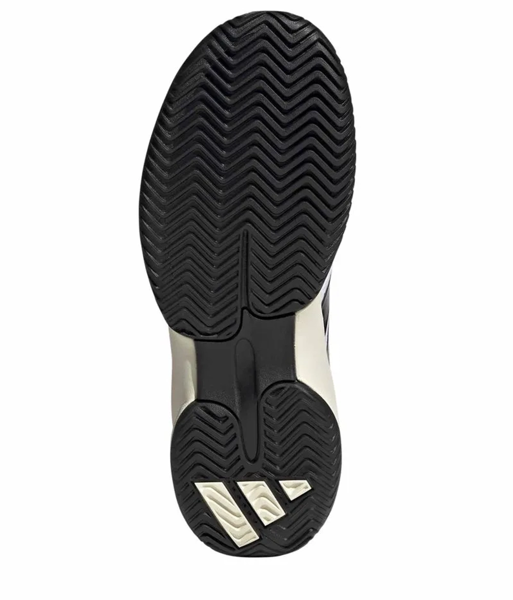 Детские теннисные кроссовки Adidas Barricade K - cloud white/core black/core black