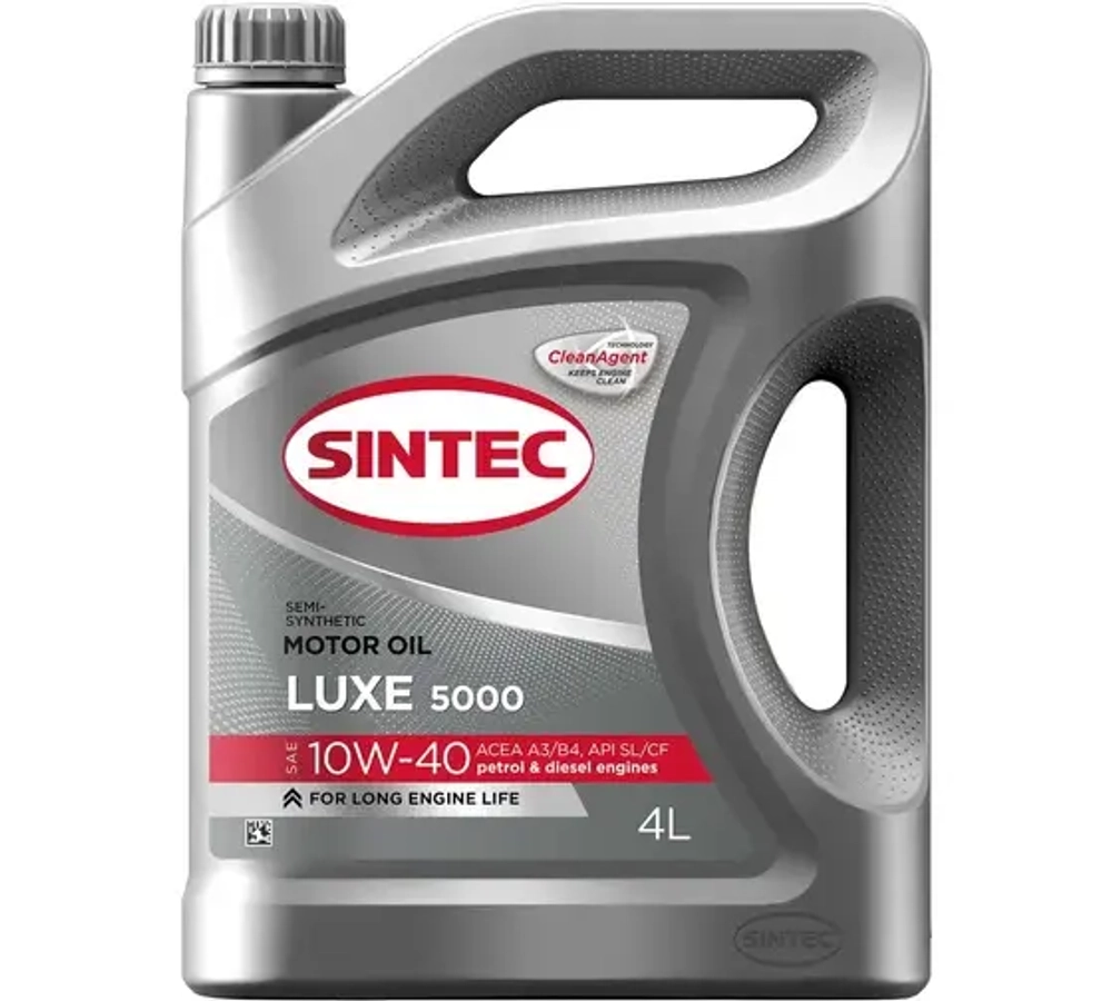 SINTEC Люкс 10w40 SL/CF 4л п/синт
