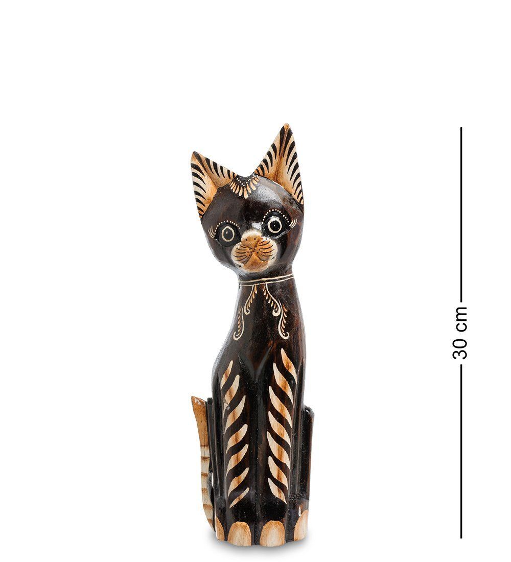 99-246 Фигурка «Кошка» н-р из трех 30,25,20 см (албезия, о.Бали)