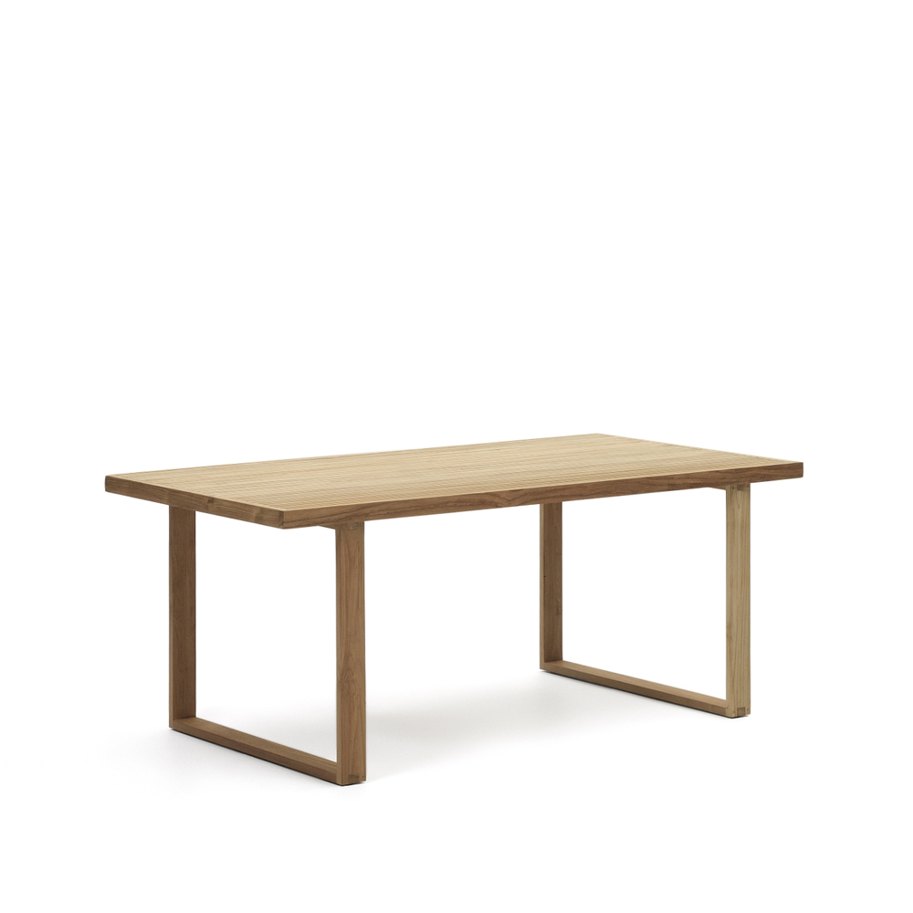 Уличный стол La Forma (ex Julia Grup) Canadell из 100% переработанного тикового дерева 180 x 90 см