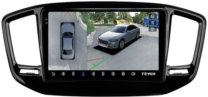 Магнитола для Geely Emgrand X7 2019-2021 - Teyes CC3-2K-360 на Android 10, Быстрая, 2K QLED, CarPlay, 4G SIM-слот, 4 камеры в комплекте