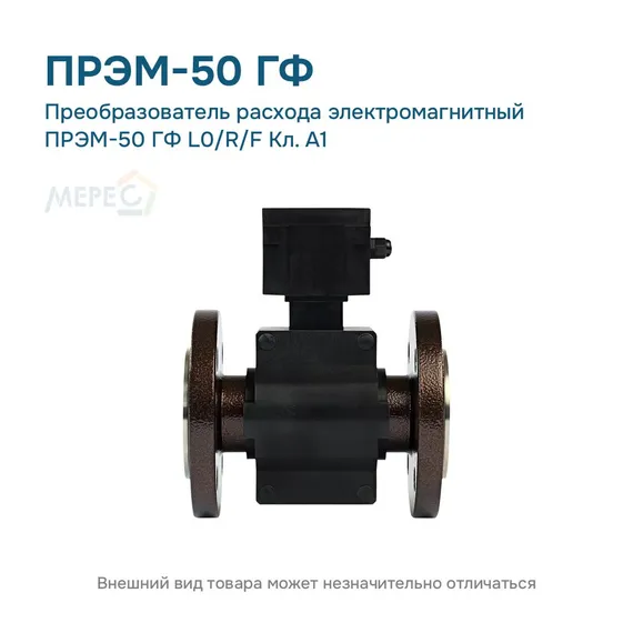 Преобразователь расхода электромагнитный ПРЭМ-50 ГФ L0/R/F Кл. A1