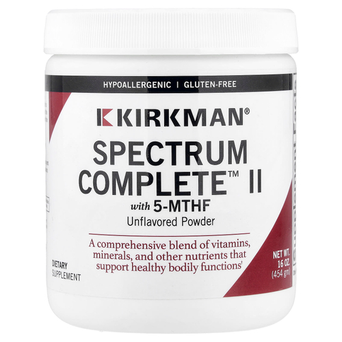 Kirkman Labs, Spectrum Complete II, порошок, без добавок, 454 г (16 унций)
