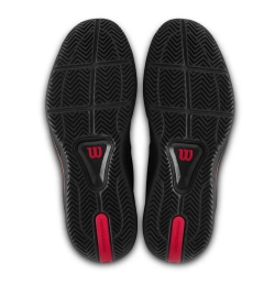 Мужские теннисные кроссовки Wilson Rush Tour 5 CTC - black/wilson red