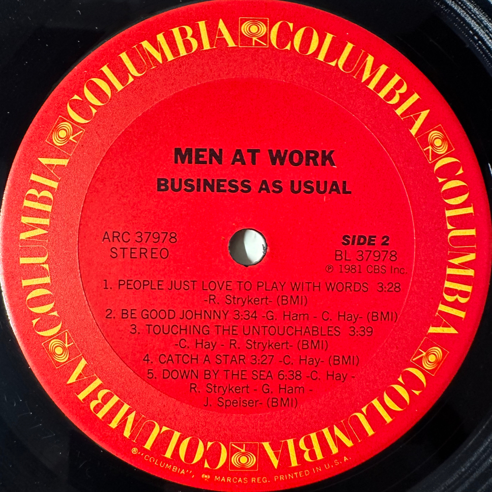 Men At Work ‎– Business As Usual (США 1982г.)