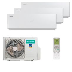 Мультисплит система на 3 комнаты Hisense AS-10UW4RXVQH00AG x 3 / AMW3-18U4RJC