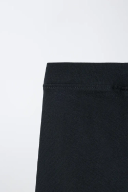 ZARA ОДНОТОННЫЕ ВЕЛОСИПЕДКИ, ЧЕРНЫЙ