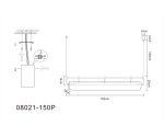 08021-150P,20 Подвес Аника бронза w150*10 h150 Led 32W (3000K)