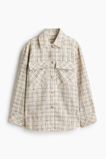 Рубашка-куртка из ткани букле - H&M
