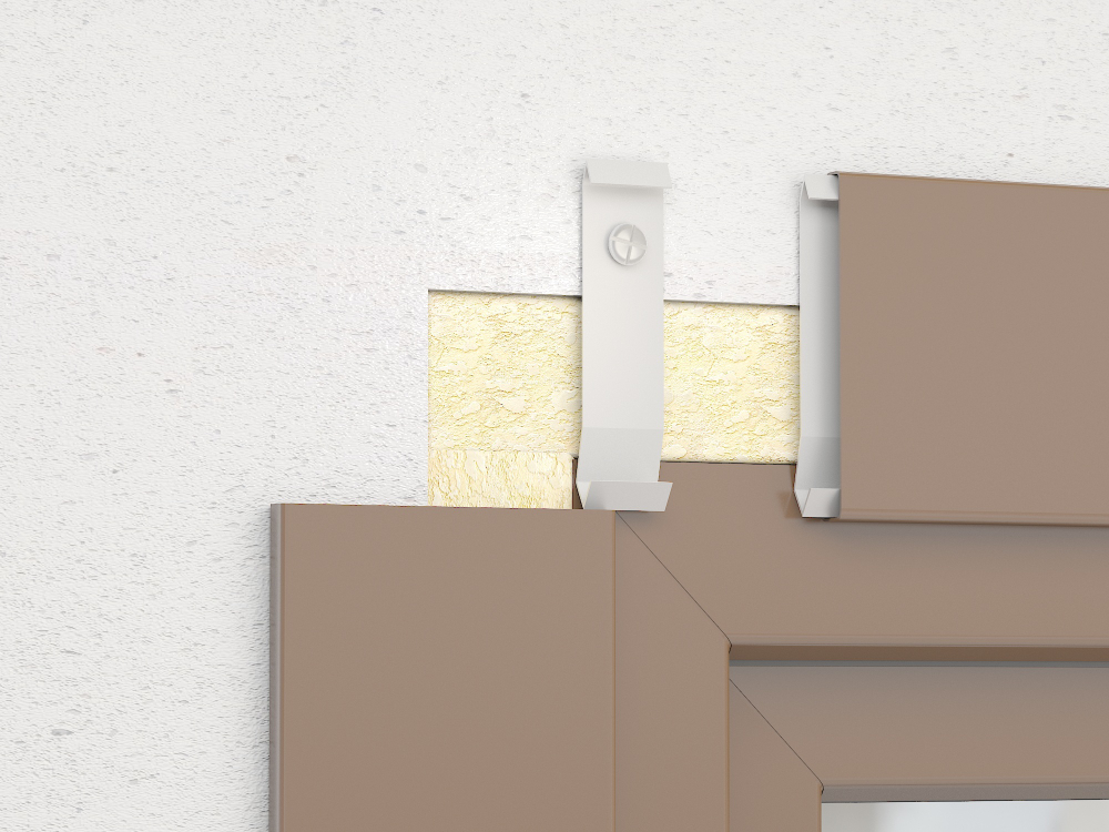Алюминиевый наличник скрытого крепления /Ral/Tikkurila плоский 10*100*20 мм – 2 м