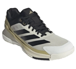 Мужские кроссовки для Padel Adidas Crazyquick Boost Padel - white/core black/gold metallic