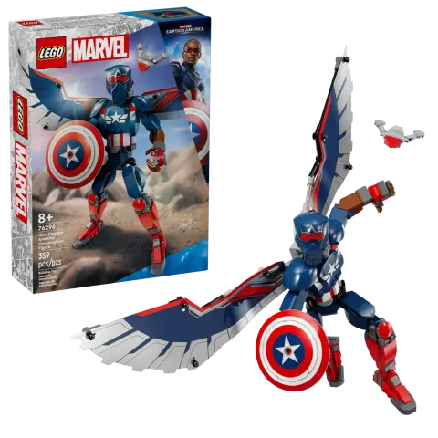 Конструктор LEGO Marvel 76296 Новая строительная фигура: Капитана Америки