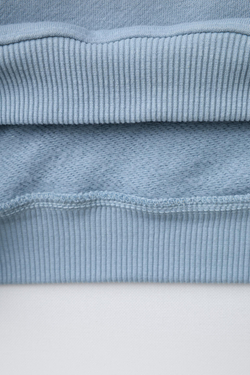 ZARA ХУДИ COLORBLOCK, ГОЛУБОЙ