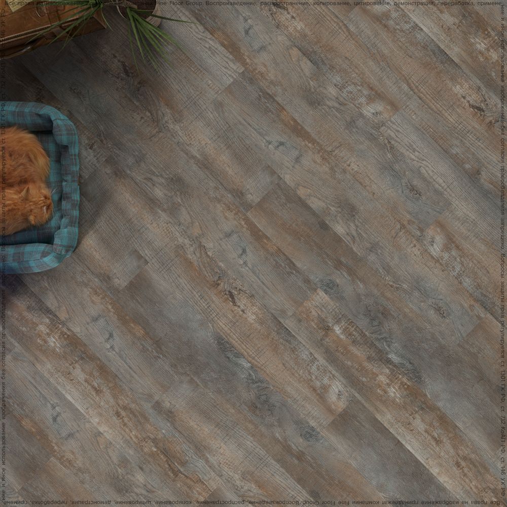 Виниловый пол FineFloor Wood FF-1418 Дуб Этна