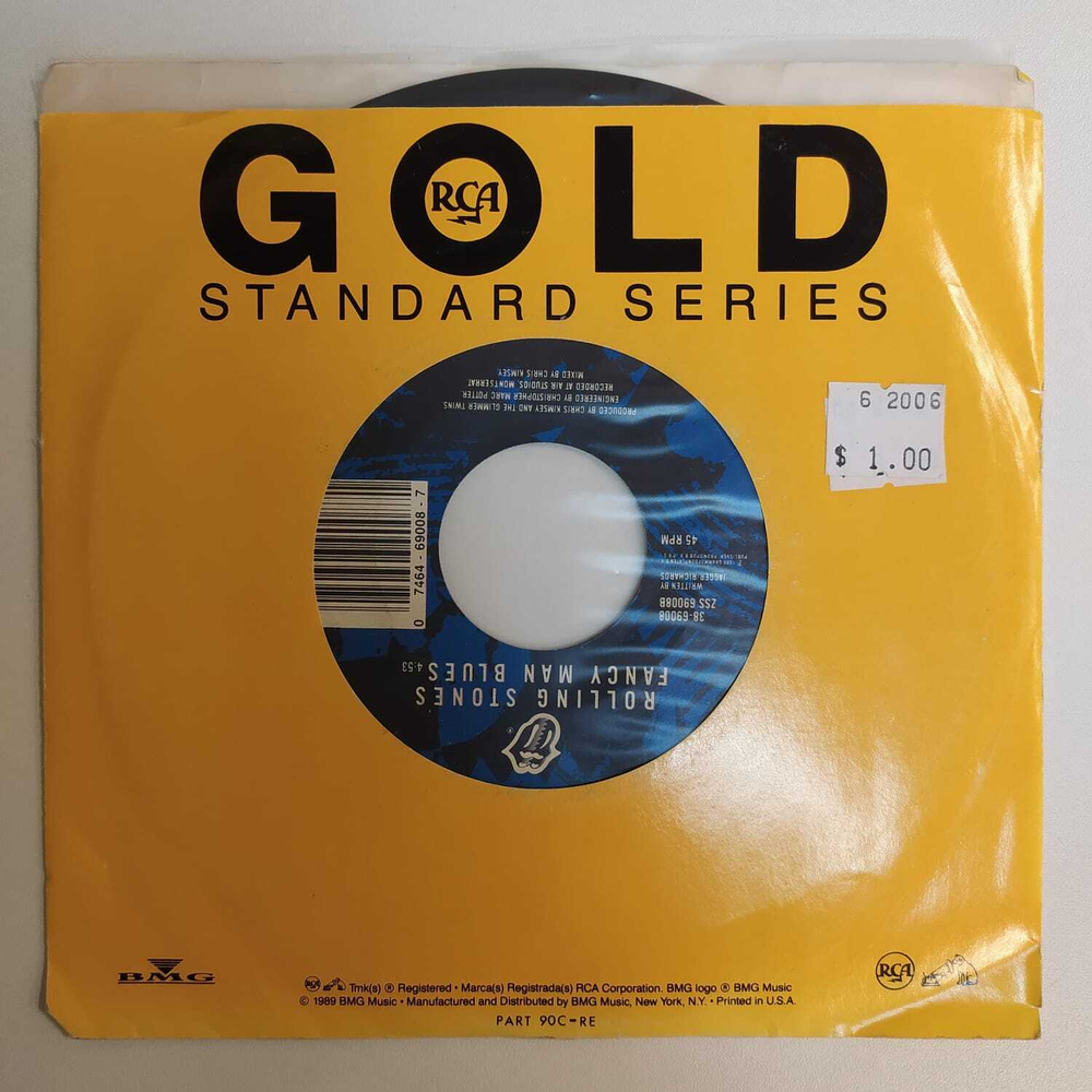 Rolling Stones - Mixed Emotions (США 1989г.) 7", 45 RPM, Single, Translucent