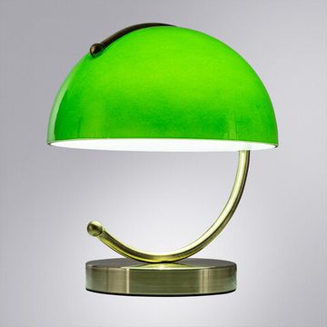 Настольная лампа 1*G4 A5040LT-1AB бронза Banker Arte Lamp
