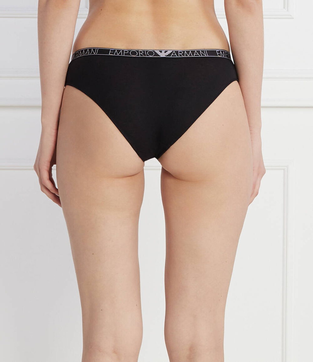 Трусики 2 пары Emporio Armani - черный(163334 4R223)
