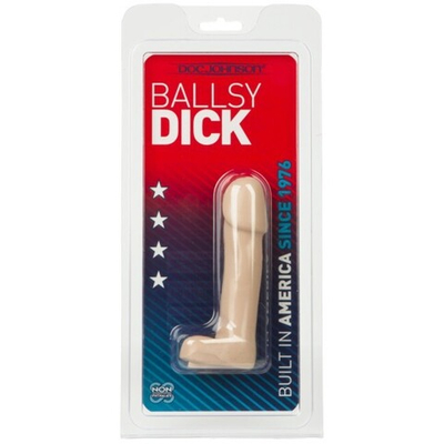 Анальный мини-фаллос Ballsy Dick (Цвет: телесный)