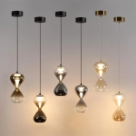 5092/4L PENDANT ODL25 357 черный/прозрачн/дымчатый градиент/металл/стекло Подвес LED 4W 4000K 388Лм GLESSI