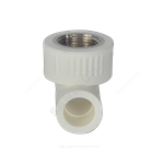 Тройник PP-R комбинированный белый Дн 20х3/4" ВР ZFPCL