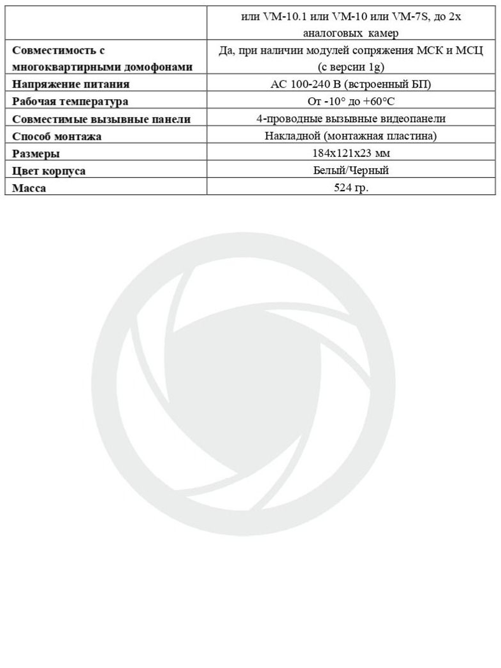 Видеодомофон Optimus VM-7.1 (Белый)