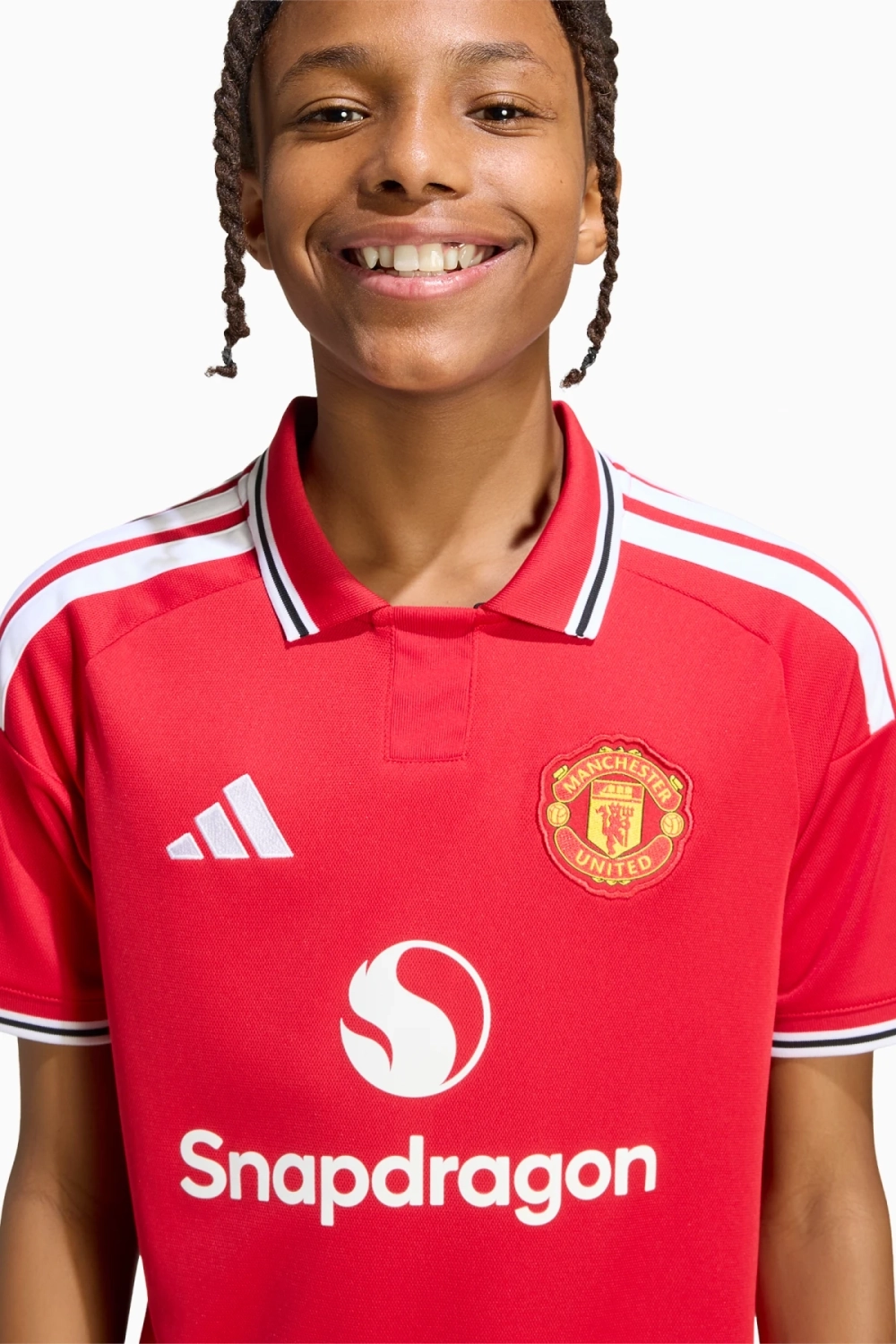 Футболка adidas Manchester United 26/27 Home Junior - красный
