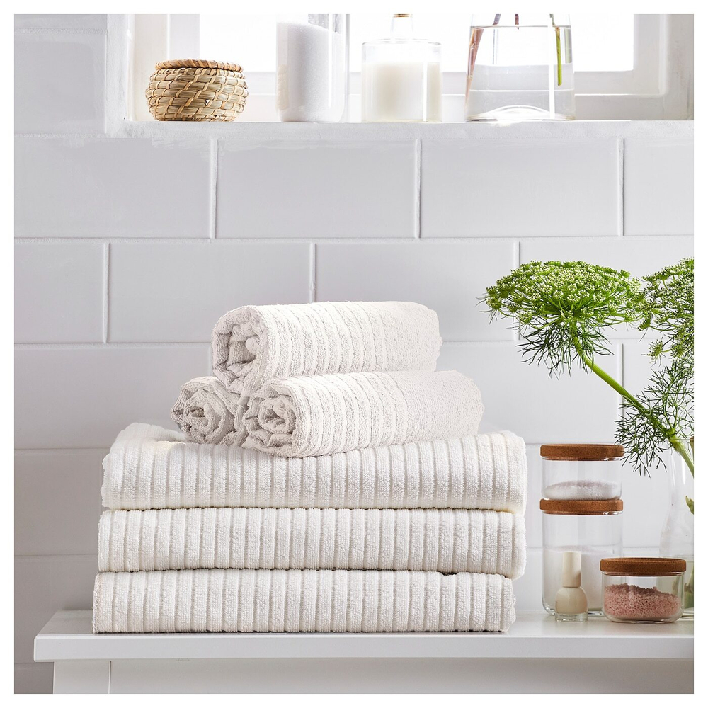 IKEA VÅGSJÖN  (ИКЕА ВÅГСЙÖН)  -  Полотенце, белое, 30x30 см