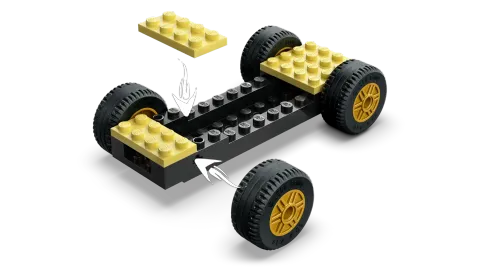 Конструктор LEGO Ninjago 71840 Дуэль гоночных автомобилей Rogue и Drix