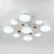 Потолочная люстра LED4U L3201-780 WT LED4U
