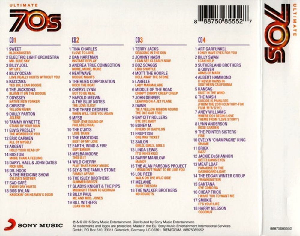 Сборник / Ultimate 70s (4CD)