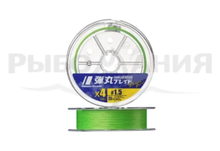 Шнур Major Craft 150m X4 (мультиколор) DB4-150/2MC