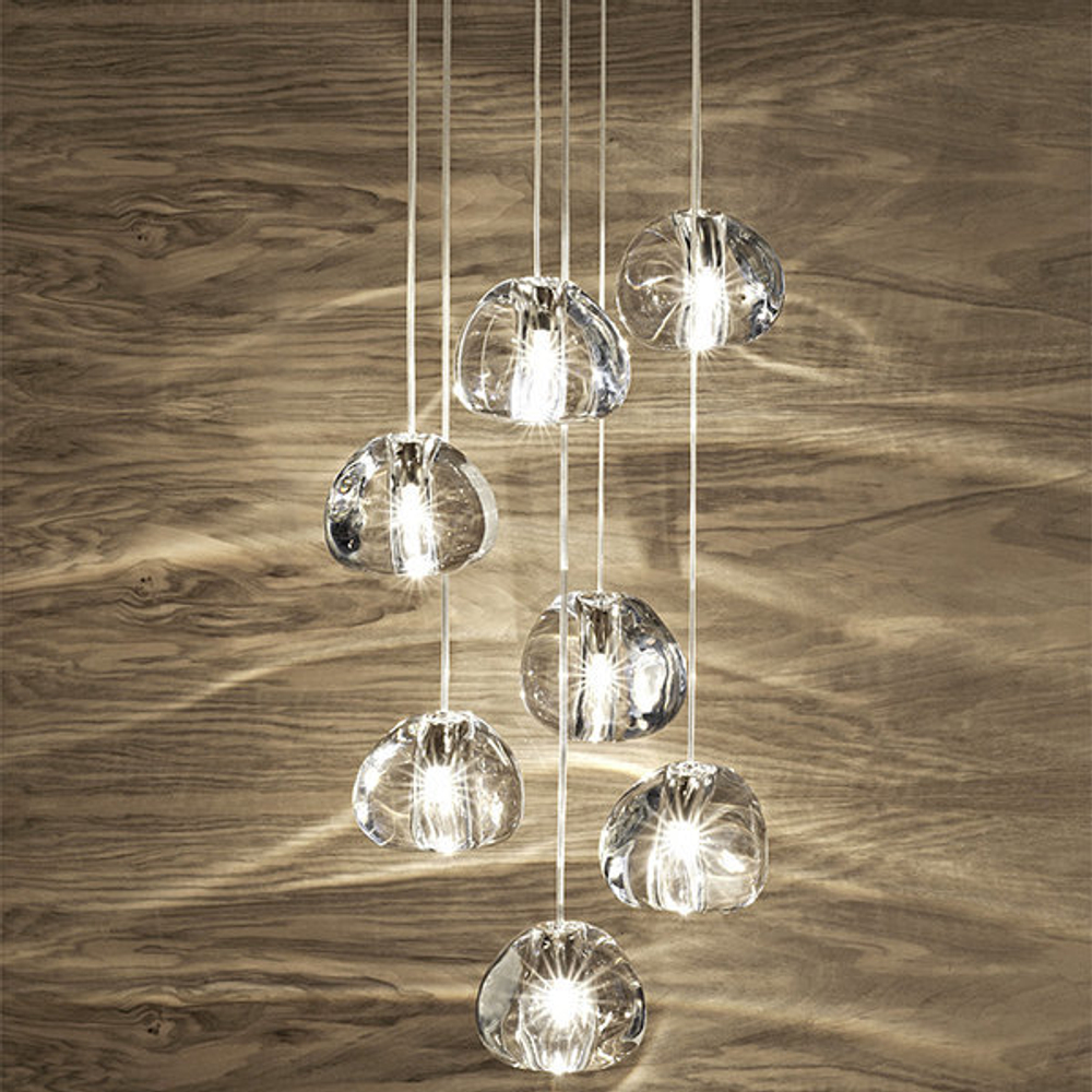 люстра Mizu 7 Seven Pendant Chandelier by Terzani