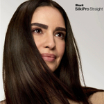 Shark SilkiPro Straight HT401UKPU выпрямитель для волос, фен-стайлер 2-в-1 Wet-to-Dry, профессиональный прибор для укладки волос, керамический выпрямитель