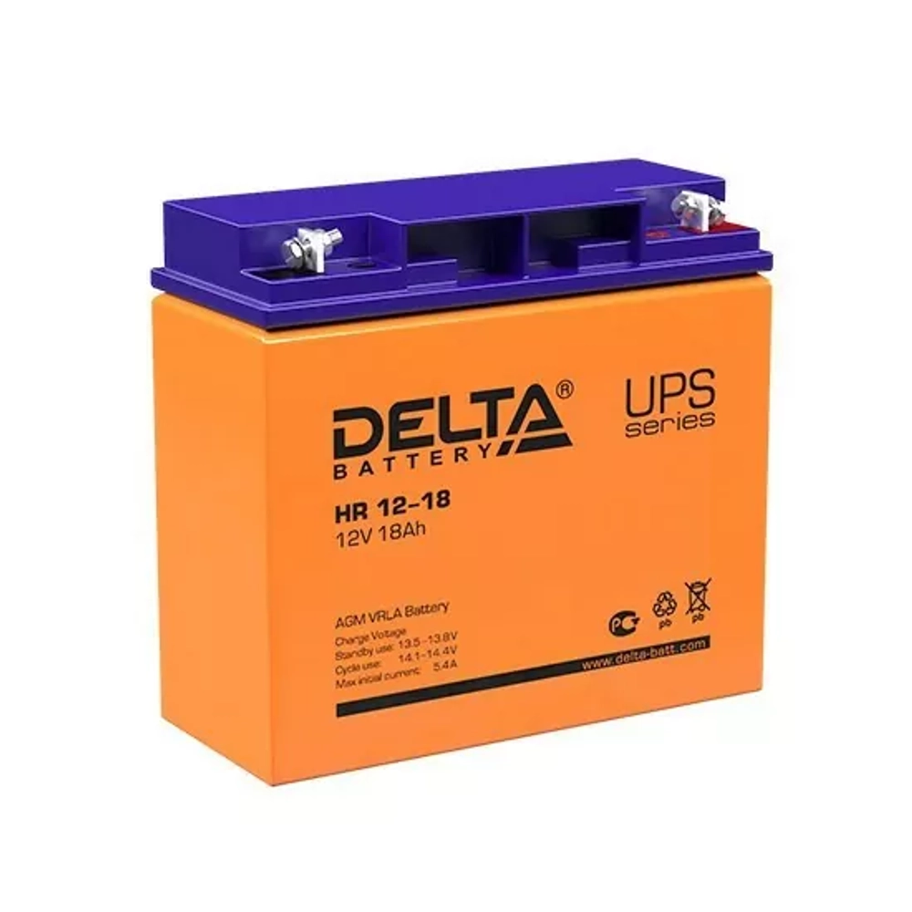 Аккумуляторные батареи Delta HR 12-18