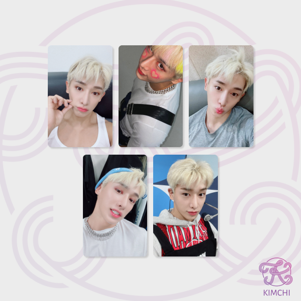 Набор селфи-фотокарточек - WONHO Набор селфи-фотокарточек - WONHO