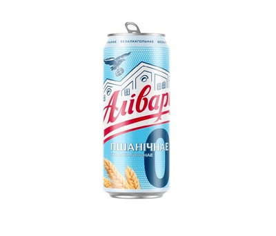 Пиво безалкогольное Аливария Светлое 0% 0,45л ж/б
