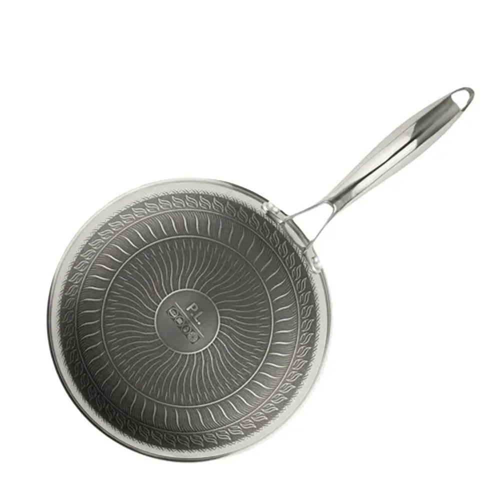Сковорода 20/13,8 см, h4,5 см New Kitchen Honeycombs нерж. с антиприг. покр. ИНДУКЦИЯ P.L.