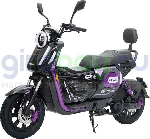 Электроскутер MINAKO U2 PRO 1500W (60V/30Ah) - Пурпурный фото №1