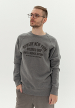 Свитшот Bowery NYC "Speeeeed Club" Fleece Grey Melange
