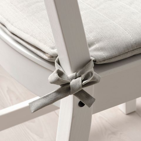 Подушка на стул IKEA NORDVIKEN (НОРДВИКЕН), Бежевый, 44 / 40х43х4 см