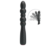 Черный гнущийся анальный вибратор 18,5см Pretty Love Monroe Vibrating Anal Butt Plug BI-014758-1