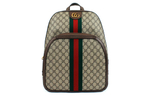 GUCCI Ophidia Canvas With Leather Backpack Medium Unisex Ebony/Brown