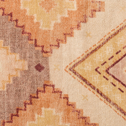 Ковер из хлопка с этническим орнаментом цвета лаванды из коллекции ethnic, 160x230 см