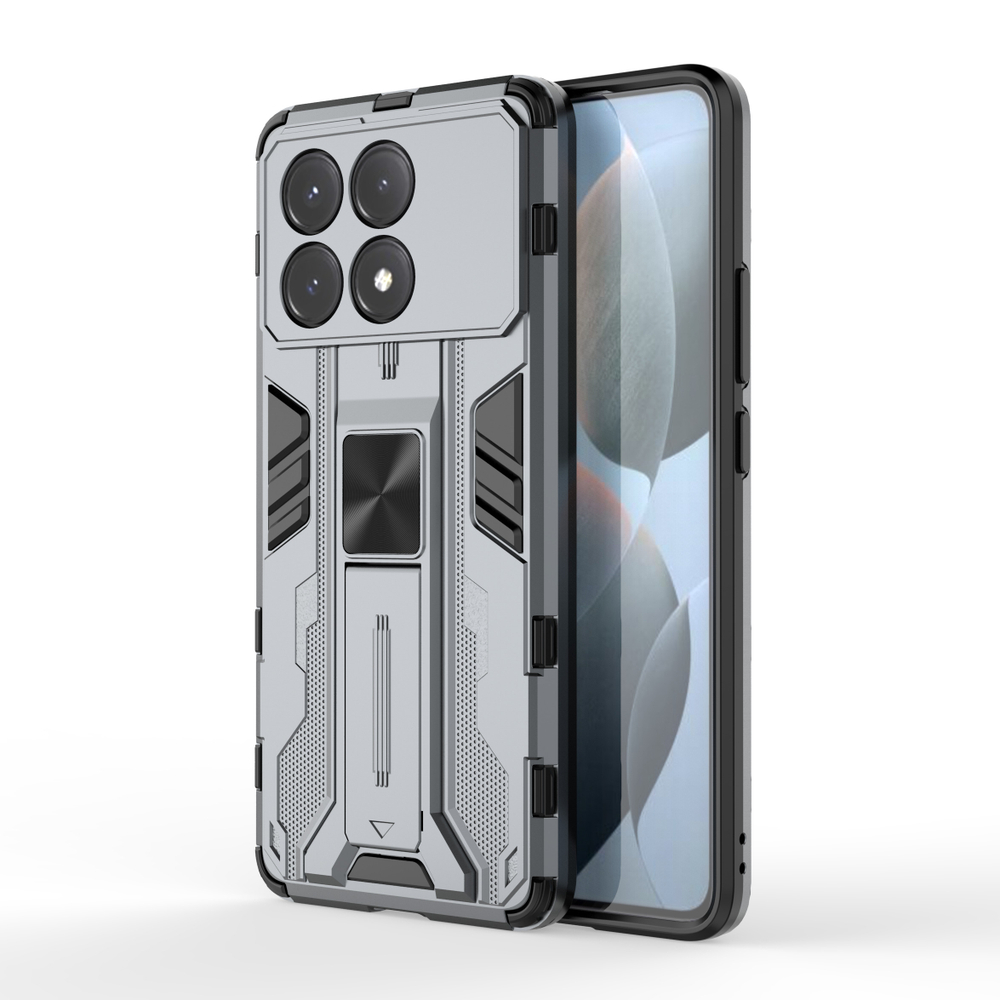 Противоударный чехол с подставкой Transformer для Poco X6 Pro