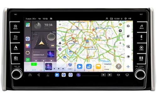 Магнитола для Toyota RAV4 50 2019-2024+ (рынок РФ и ОАЭ) - Kuberg OL-1684 (кнопки и крутилки) Android 13, Быстрая, CarPlay, 4G SIM-слот