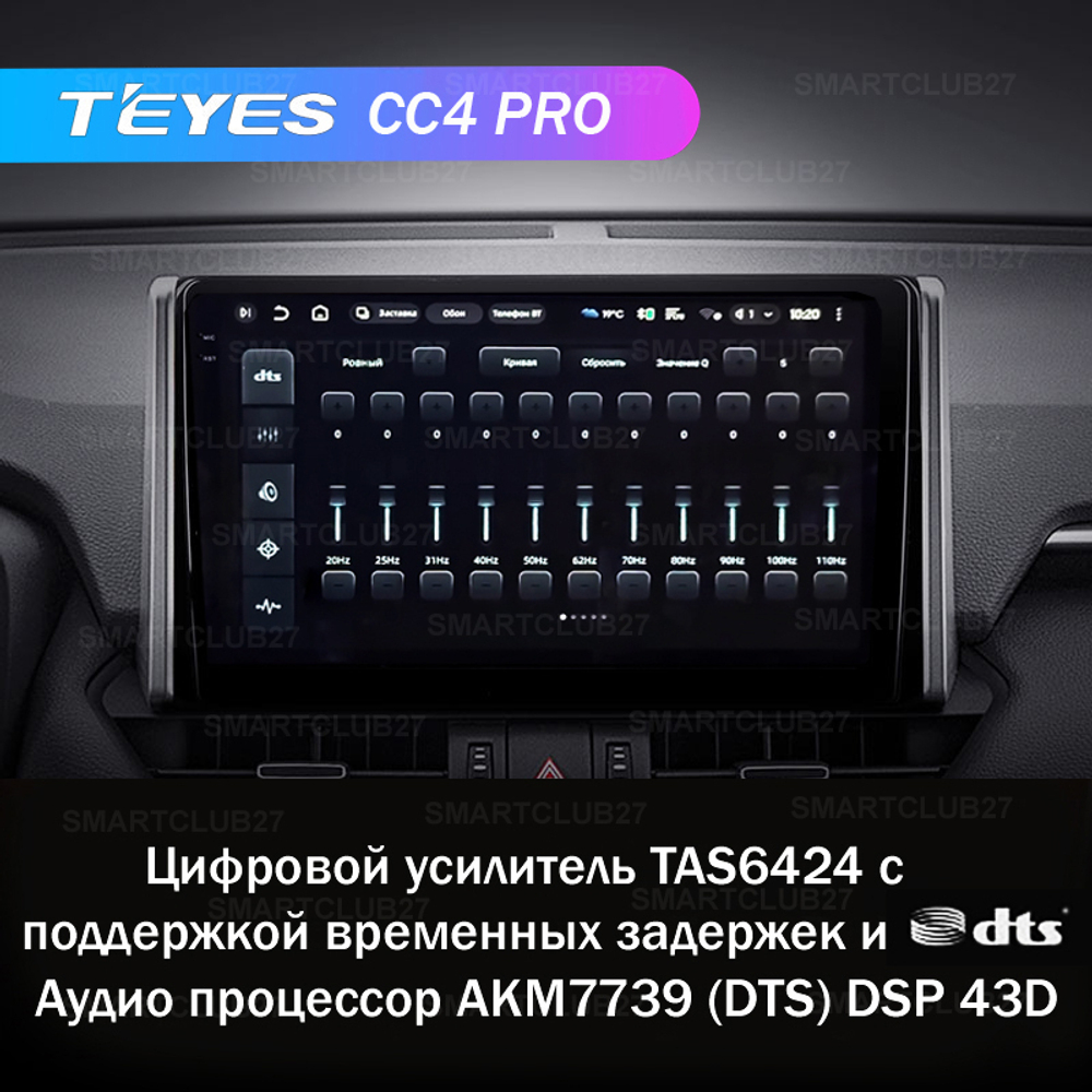 Teyes CC4 Pro 10,2" для Toyota RAV4 2018-2020